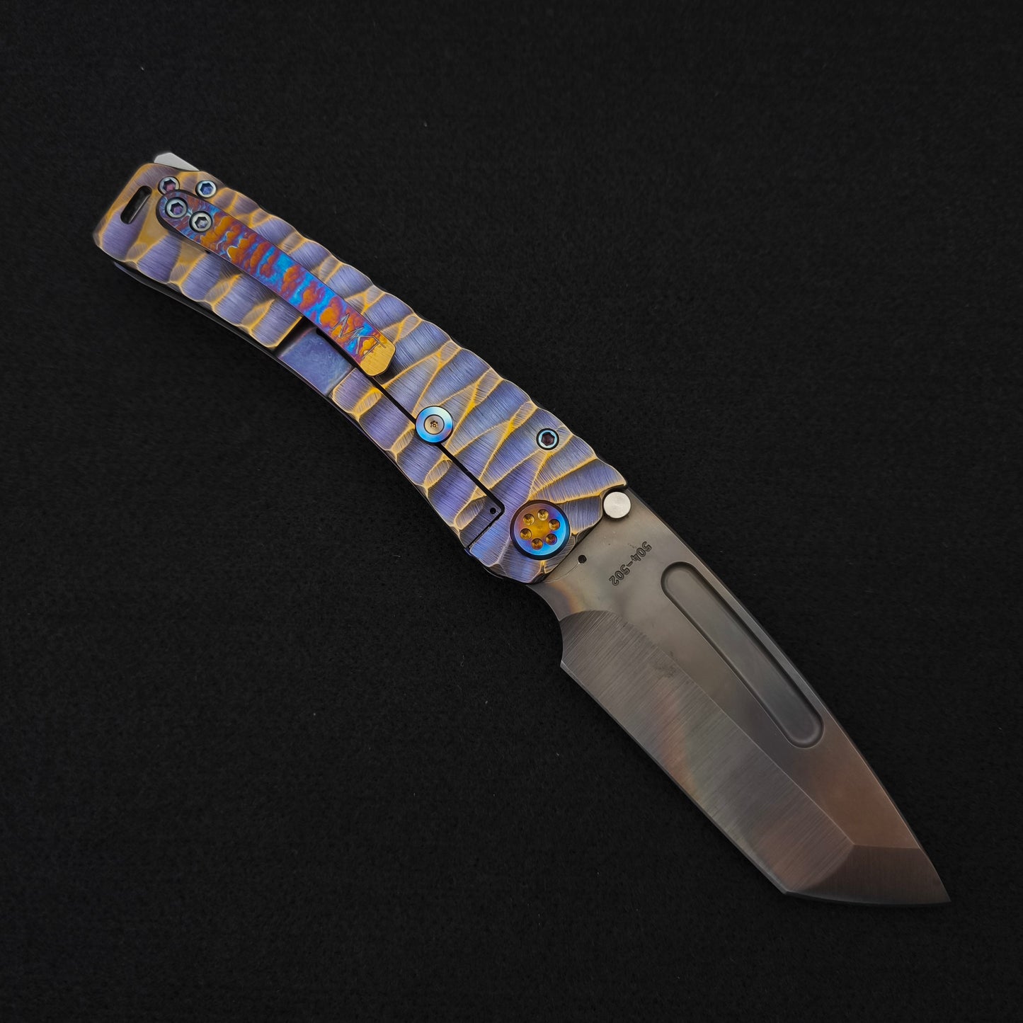 Medford Marauder, Full Size, Vulcan Tanto, Violet Twisted Predator 2