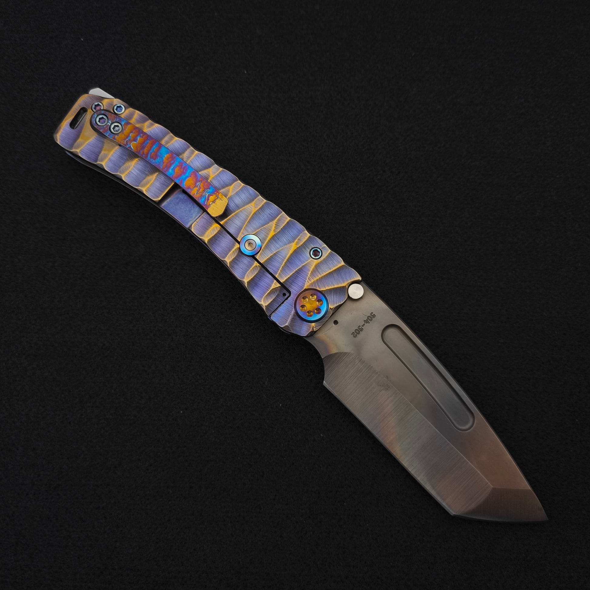 Medford Marauder, Full Size, Vulcan Tanto, Violet Twisted Predator 2