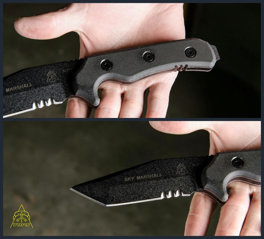 TOPS Knives Sky Marshall Tanto Point 3