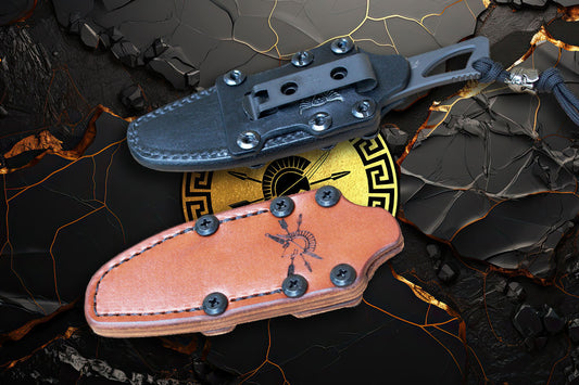 Spartan Blades ENYO Lederscheide schwarz