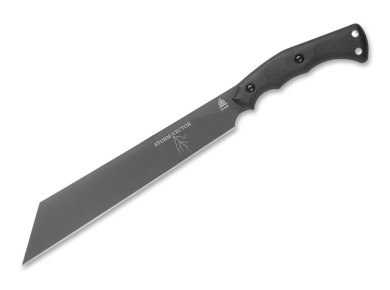 TOPS Knives Storm Vector Micarta Black Machete, 1095 Outdoormesser ...