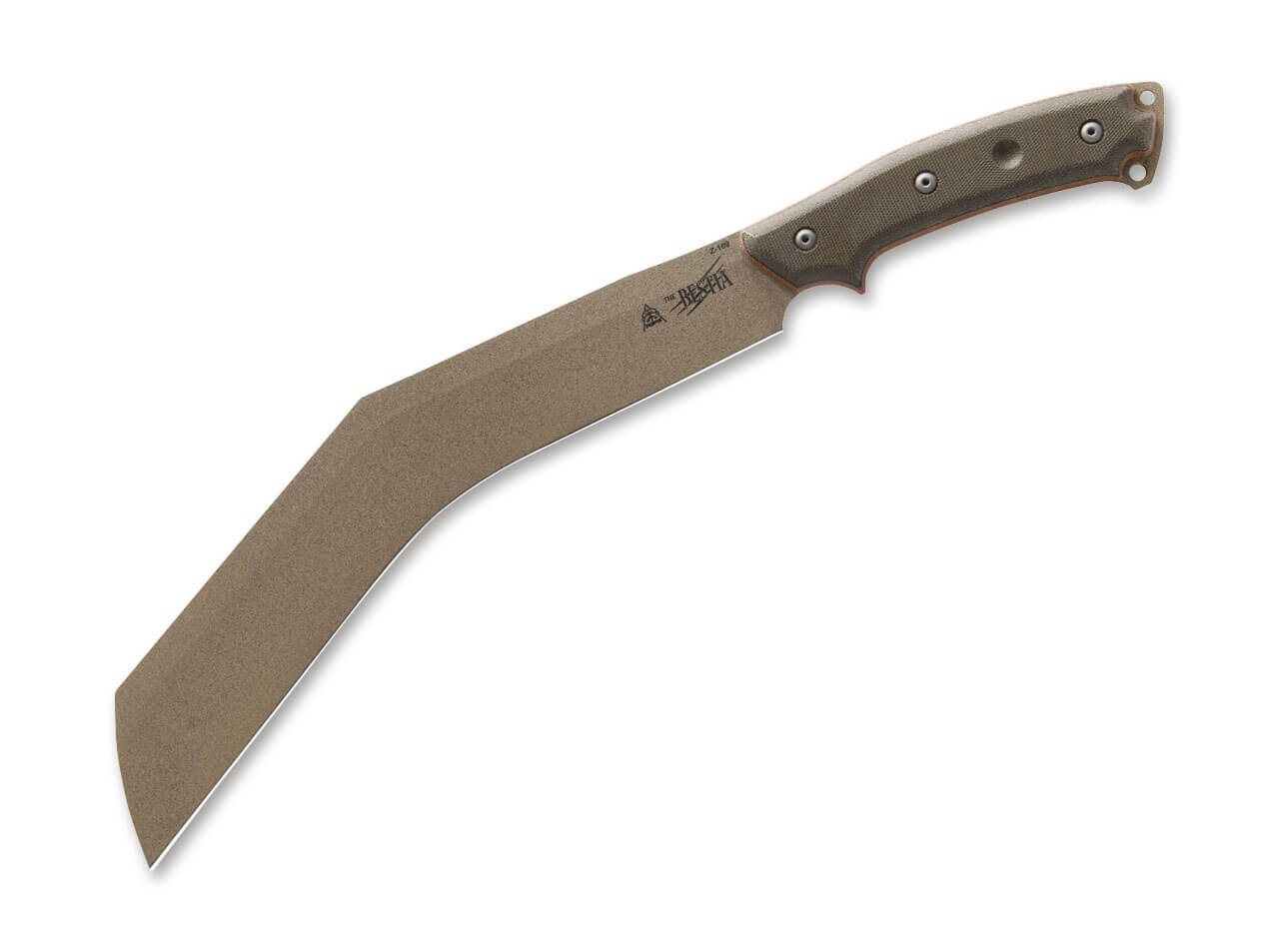 TOPS Knives The Bestia Machete Micarta Green 2