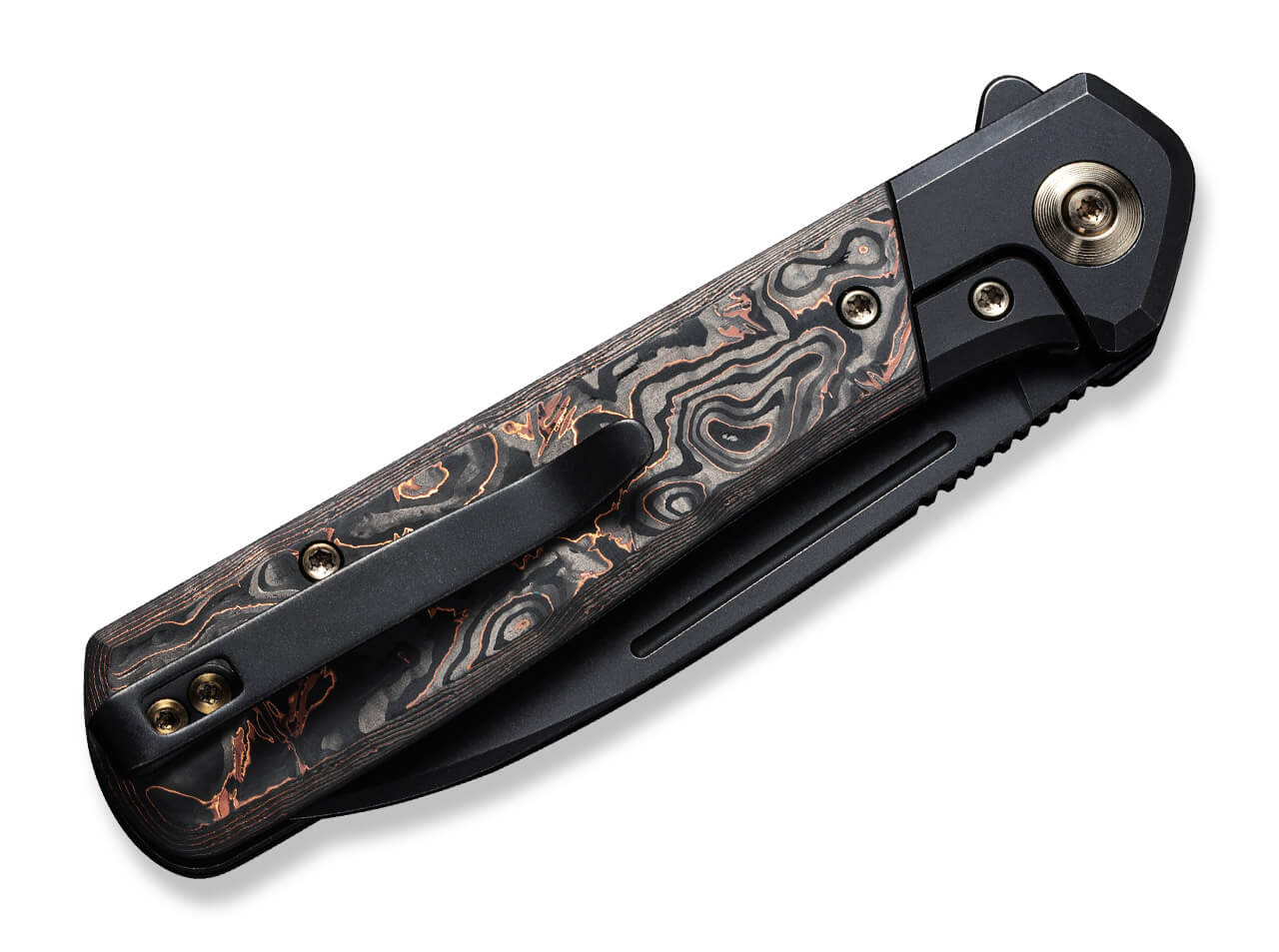 WE Knife - Soothsayer Titanium Copper CF All Black 3