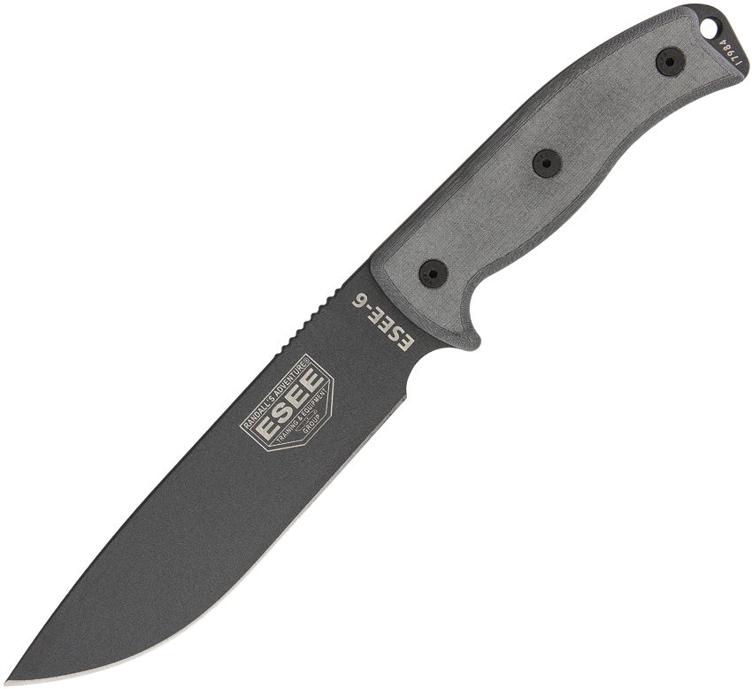 ESEE 6 ES6PTG tactical gunsmoke, micarta, 1095