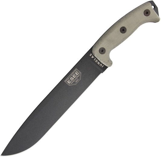 ESEE Junglas tactical gunsmoke, micarta, 1095, ESJUNGLASTG