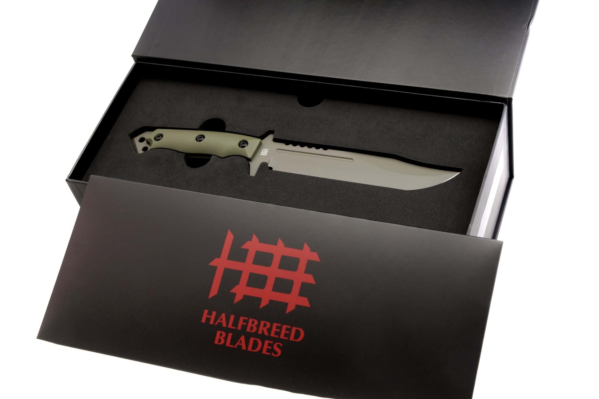Halfbreed Blades LIK-01 Ranger Green OD Large Infantry Knife 3