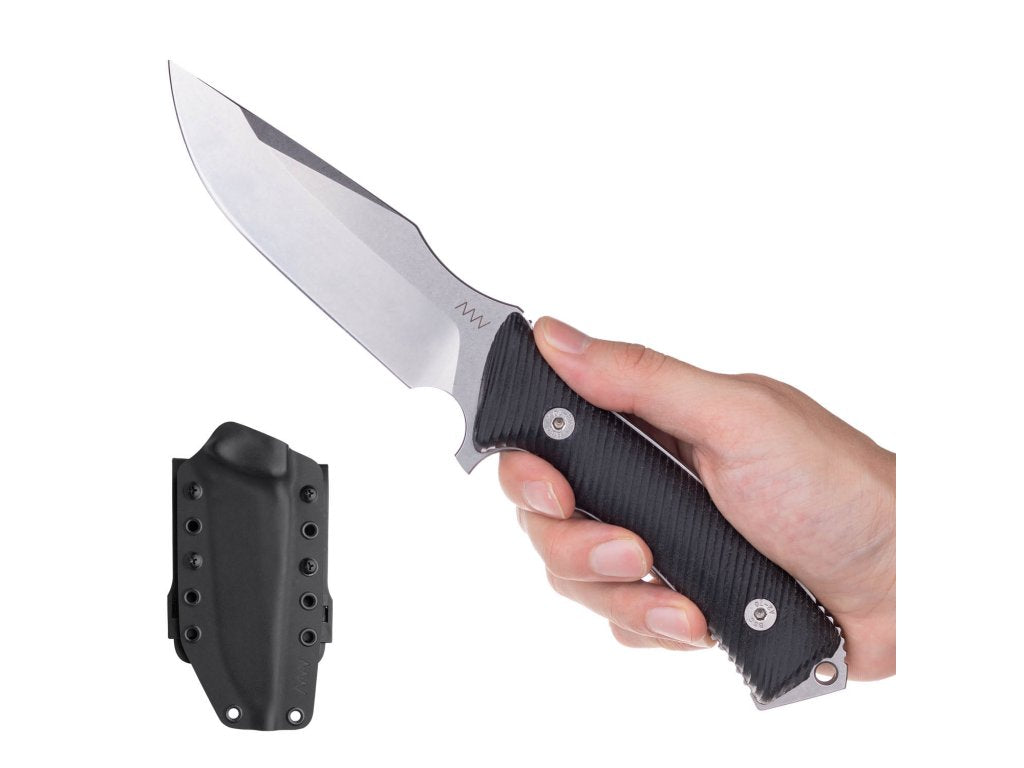 ANV M311 Spelter stonewash Sleipner black micarta ANVM311-028