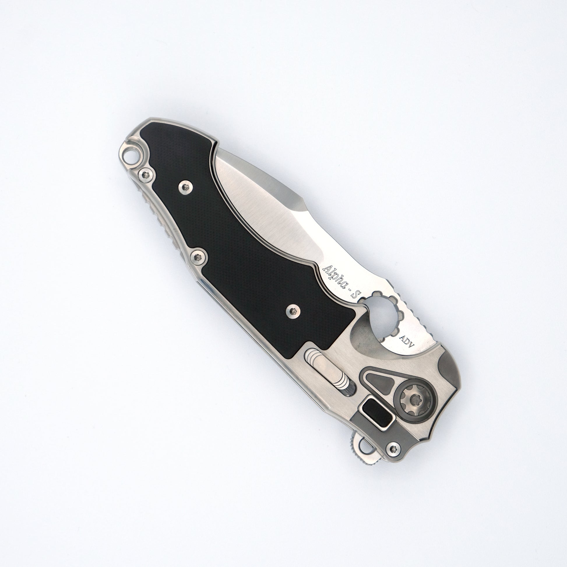 ADV tactical Alpha-S Satin Titan black G-10 6