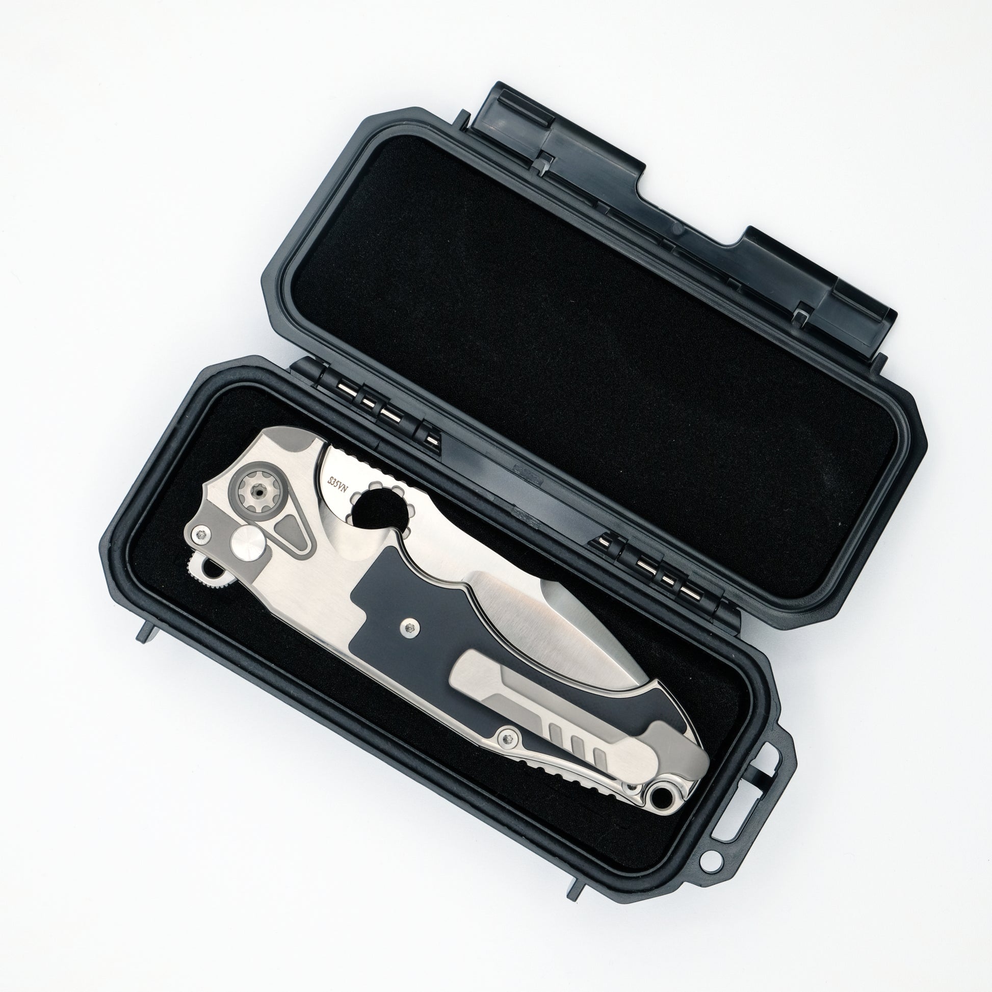 ADV tactical Alpha-S Satin Titan black G-10 9