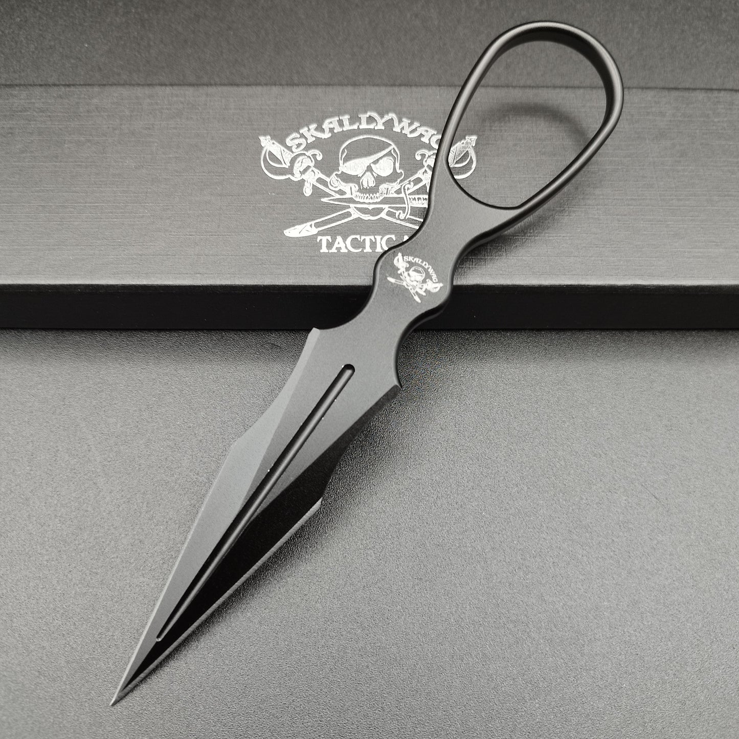 Skallywag Tactical Aluminum Dagger, Black, 6061 Aluminium