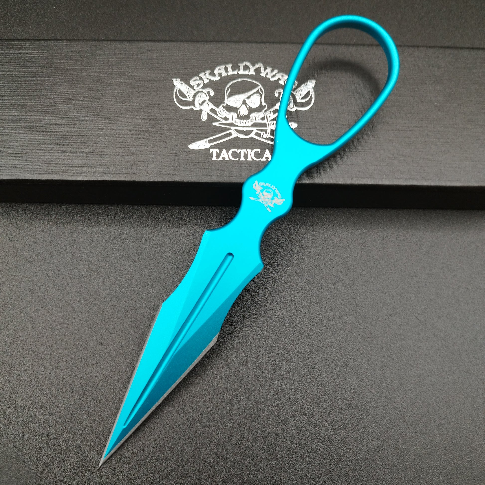 Skallywag Tactical Aluminum Dagger Blue 1