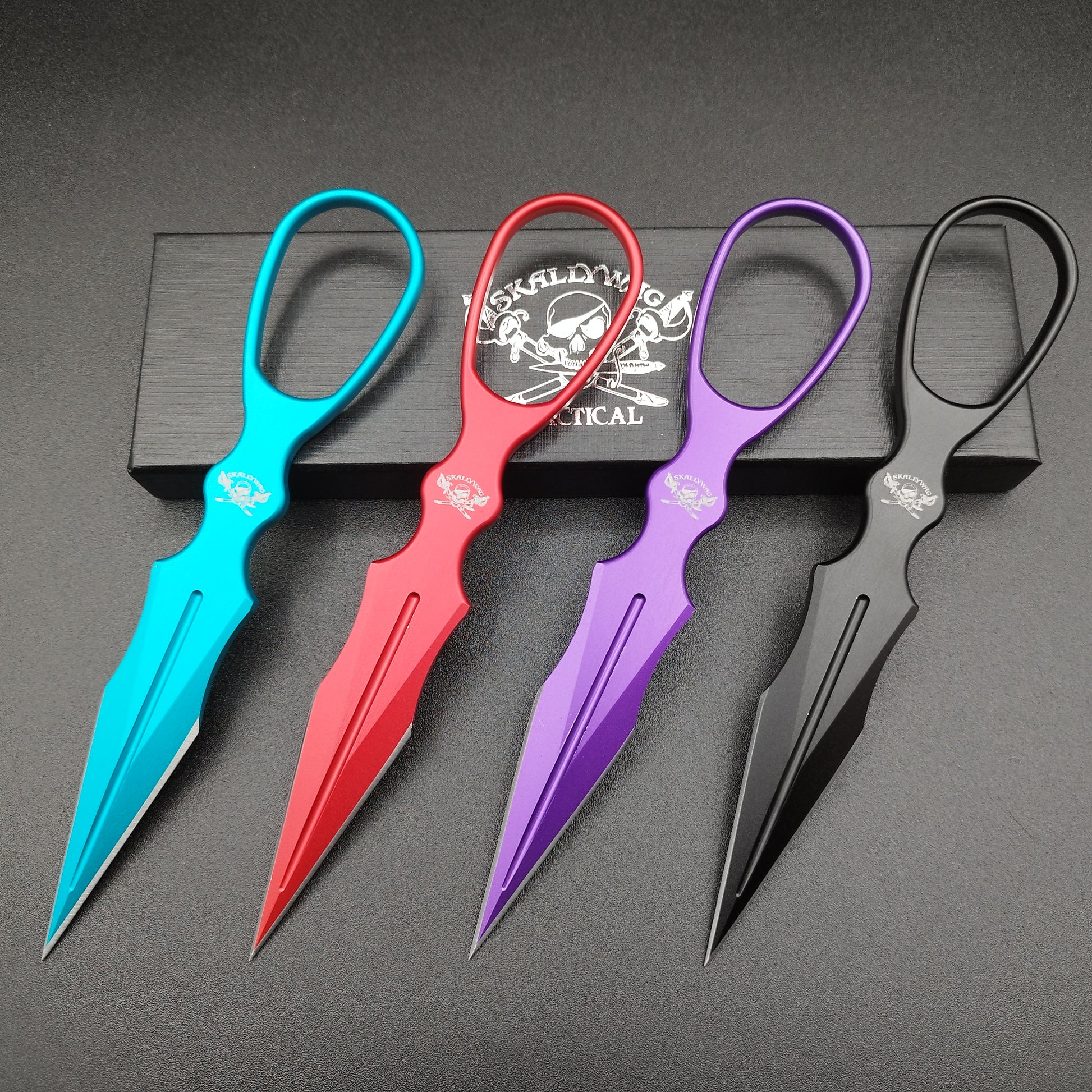 Skallywag Tactical Aluminum Dagger Red 4