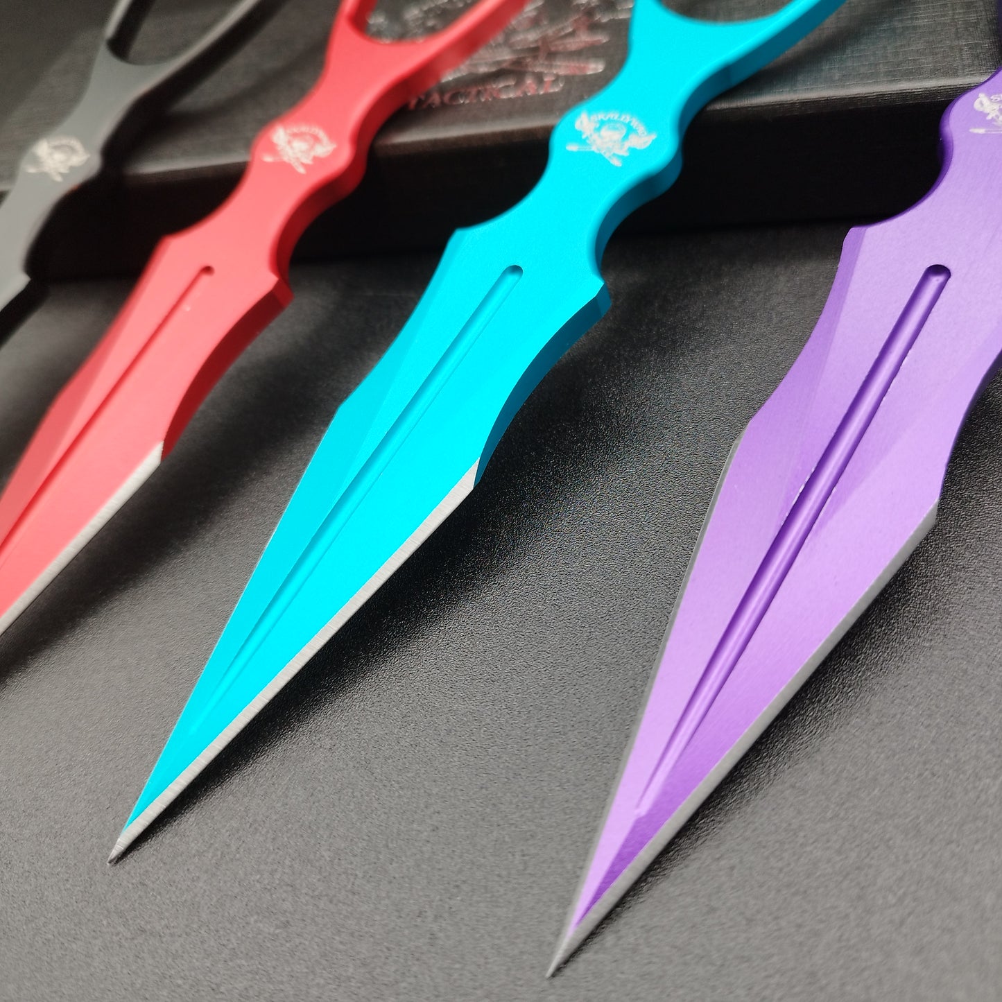 Skallywag Tactical Aluminum Dagger, Purple, 6061 Aluminium