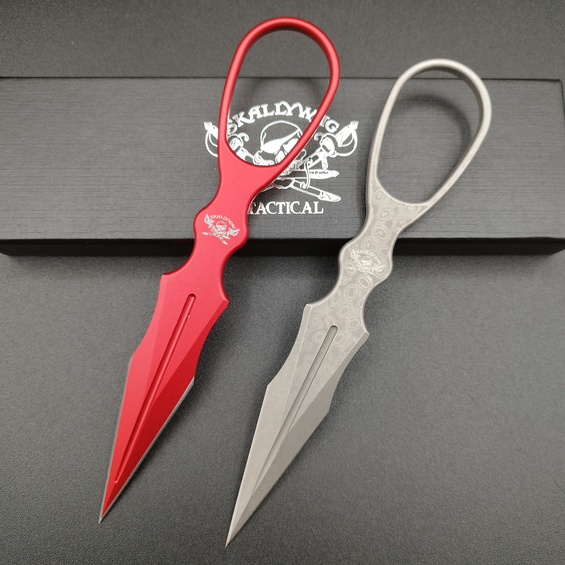 Skallywag Tactical Aluminum Dagger Red 5