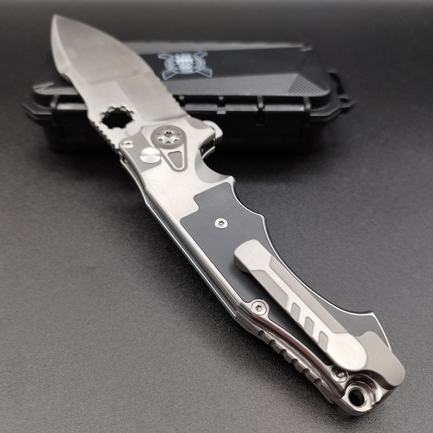 ADV tactical Alpha-S Satin Titan black G-10 2