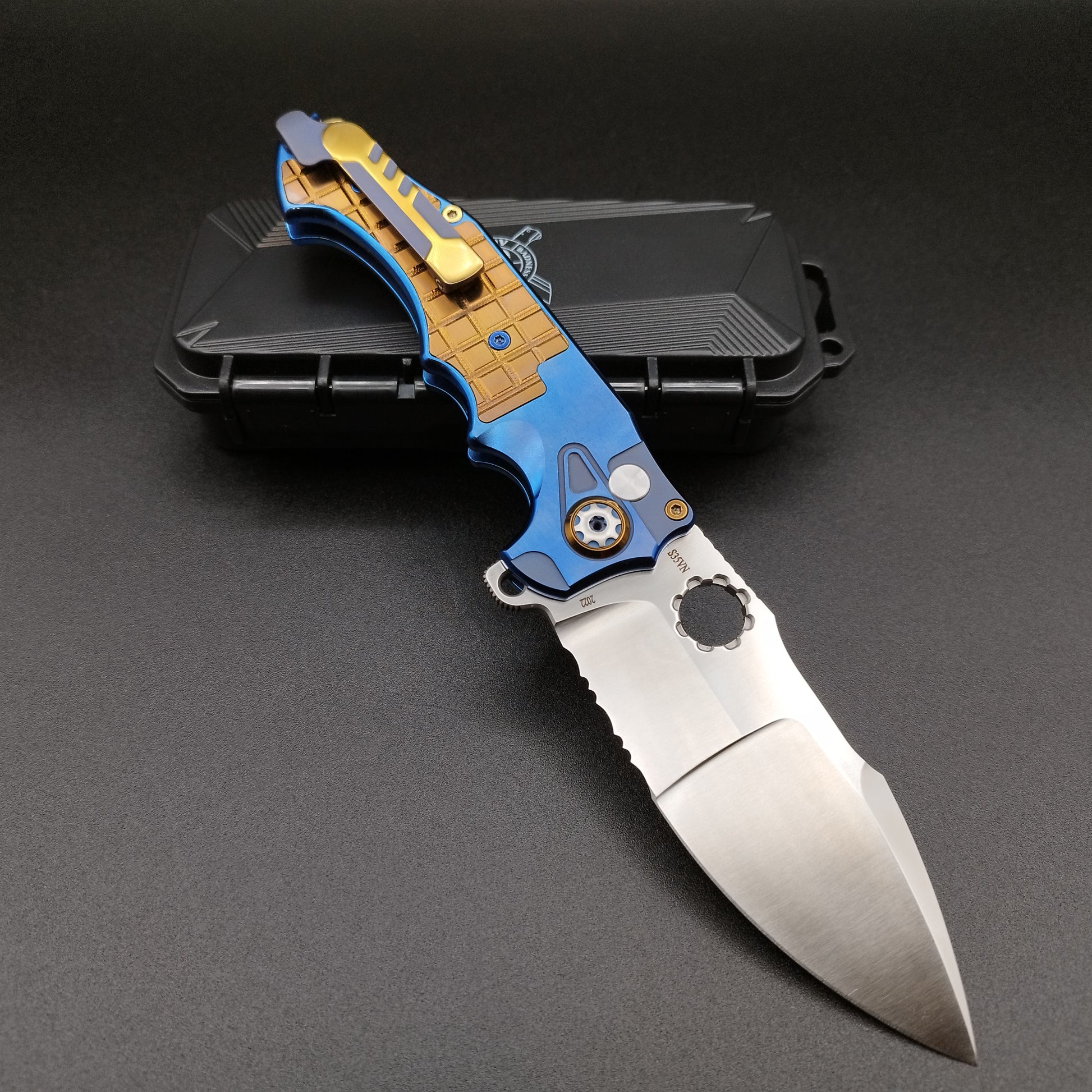 ADV tactical Alpha-S Blue Bronze Titan Messer 3