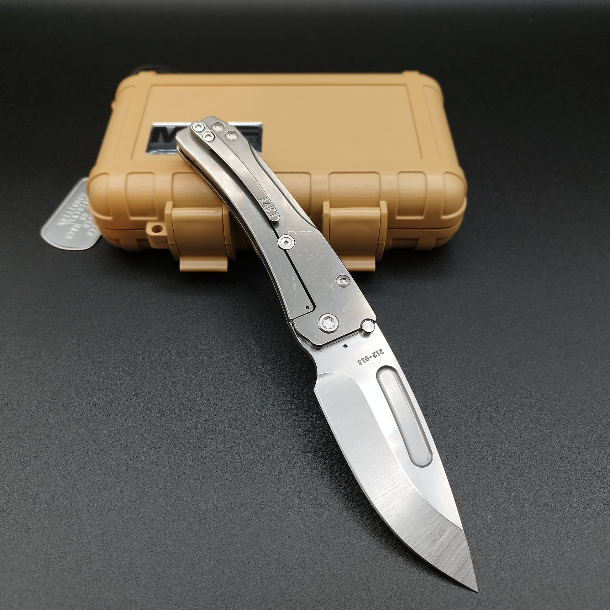 Medford Slim Midi Marauder Bronze Anodized Flamed Titanium 2