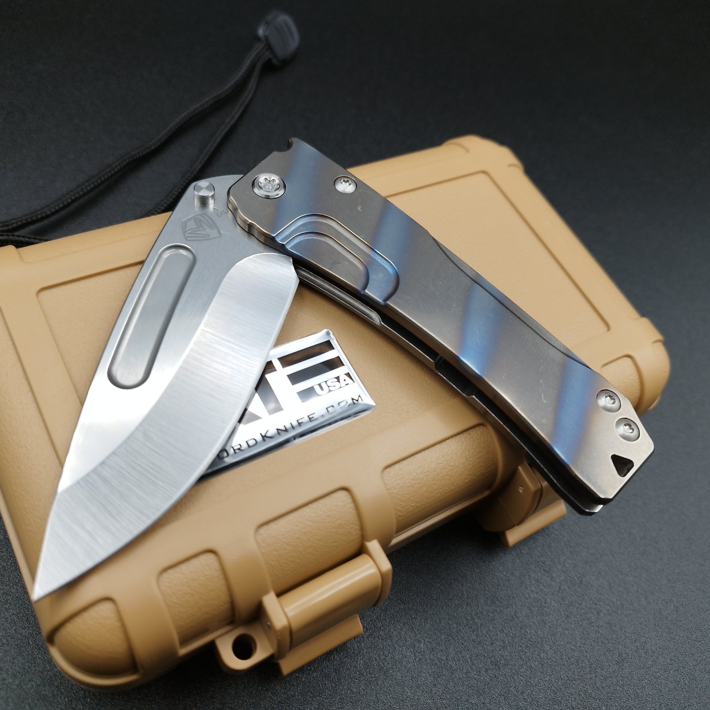Medford Slim Midi Marauder Bronze Anodized Flamed Titanium 4