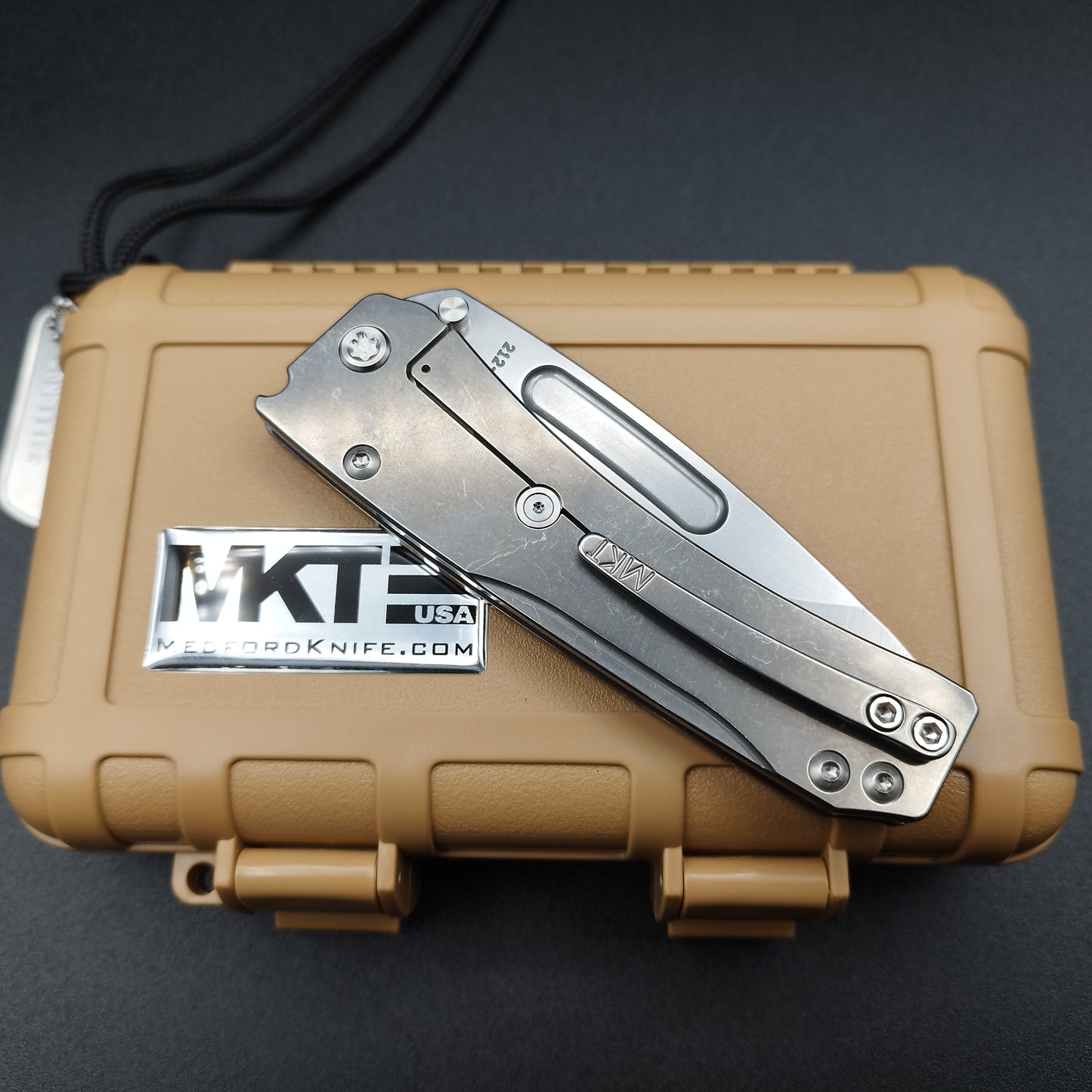 Medford Slim Midi Marauder Bronze Anodized Flamed Titanium 