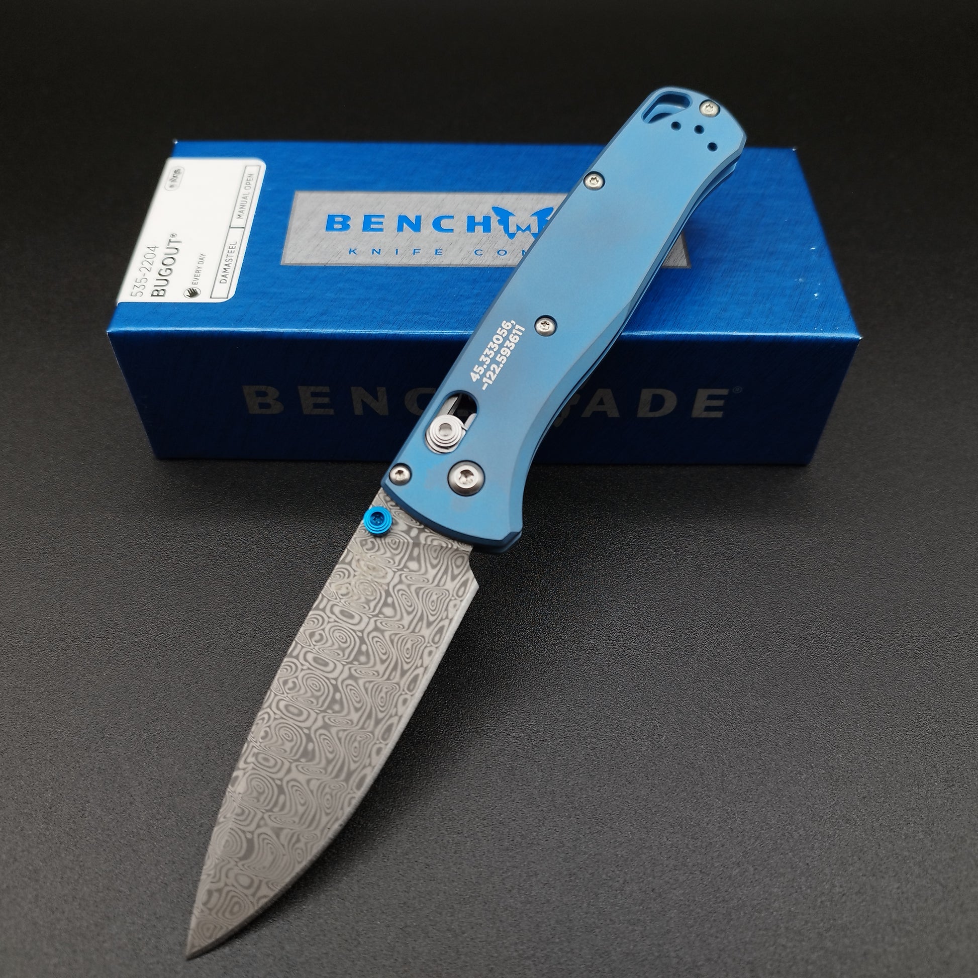 Benchmade Bugout Damasteel Titan 2
