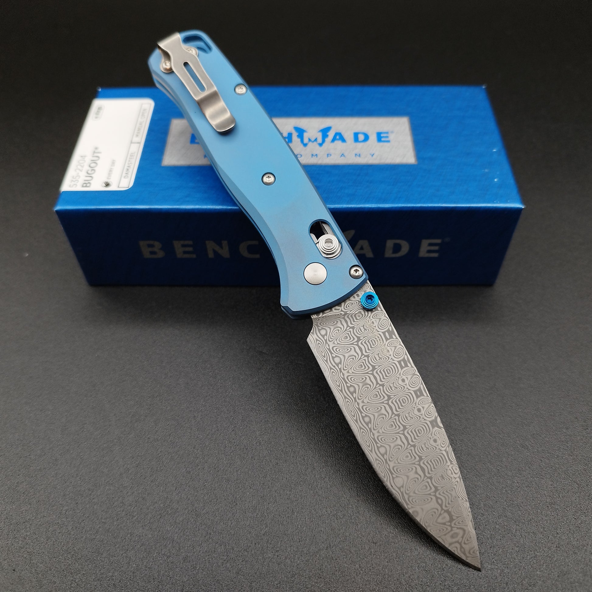 Benchmade Bugout Damasteel Titan 3