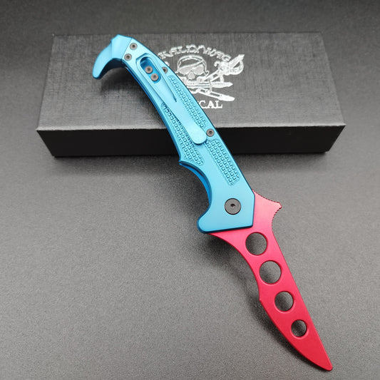 Skallywag Tactical MDV Folder Trainer D2, Aluminum Blade