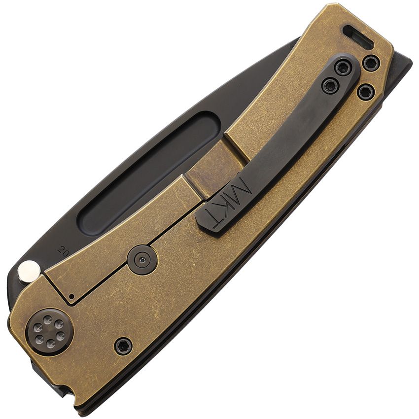 Medford Marauder H Framelock, Bronze Anodized Titanium, 3V Blade