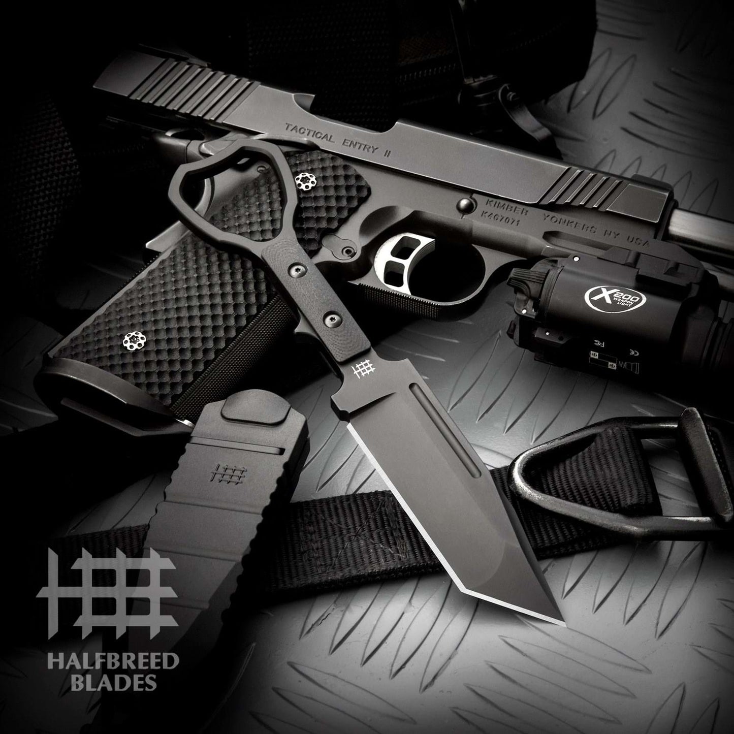 Halfbreed Blades CCK-02 Black Compact Clearance Knife 2