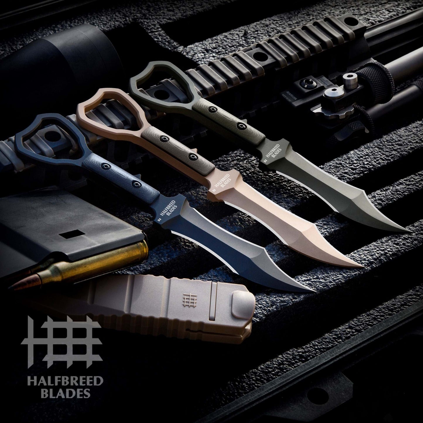 Halfbreed Blades Tuhon Raptor CCK-03 Dark Earth DE Compact Clearance Knife 2