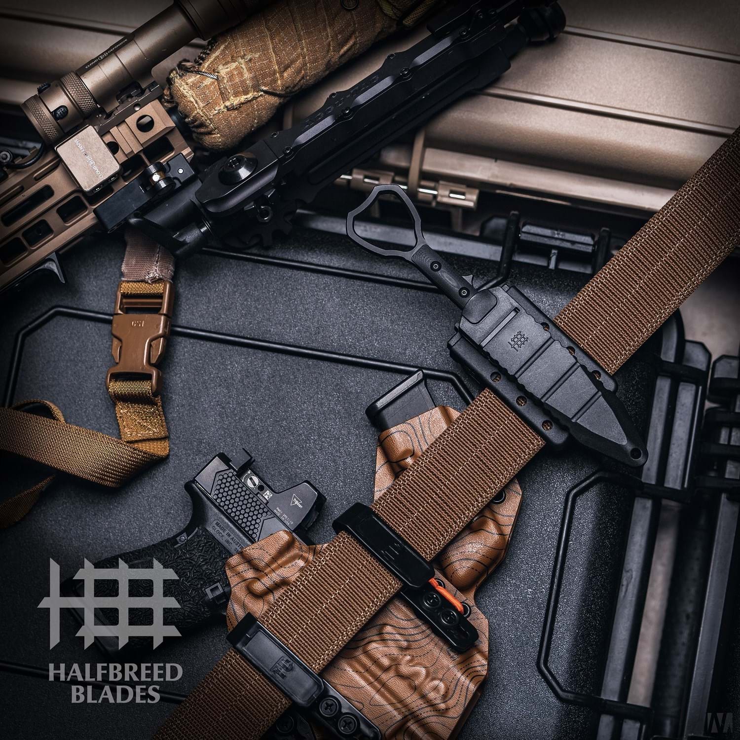 Halfbreed Blades CCK-01 Black Compact Clearance Knife 2