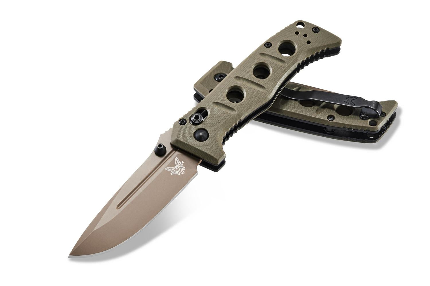 Benchmade MINI ADAMAS Earth Cerakote 1