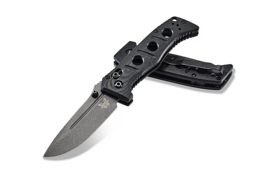 Benchmade MINI ADAMAS Grey Cerakote CruWear 1