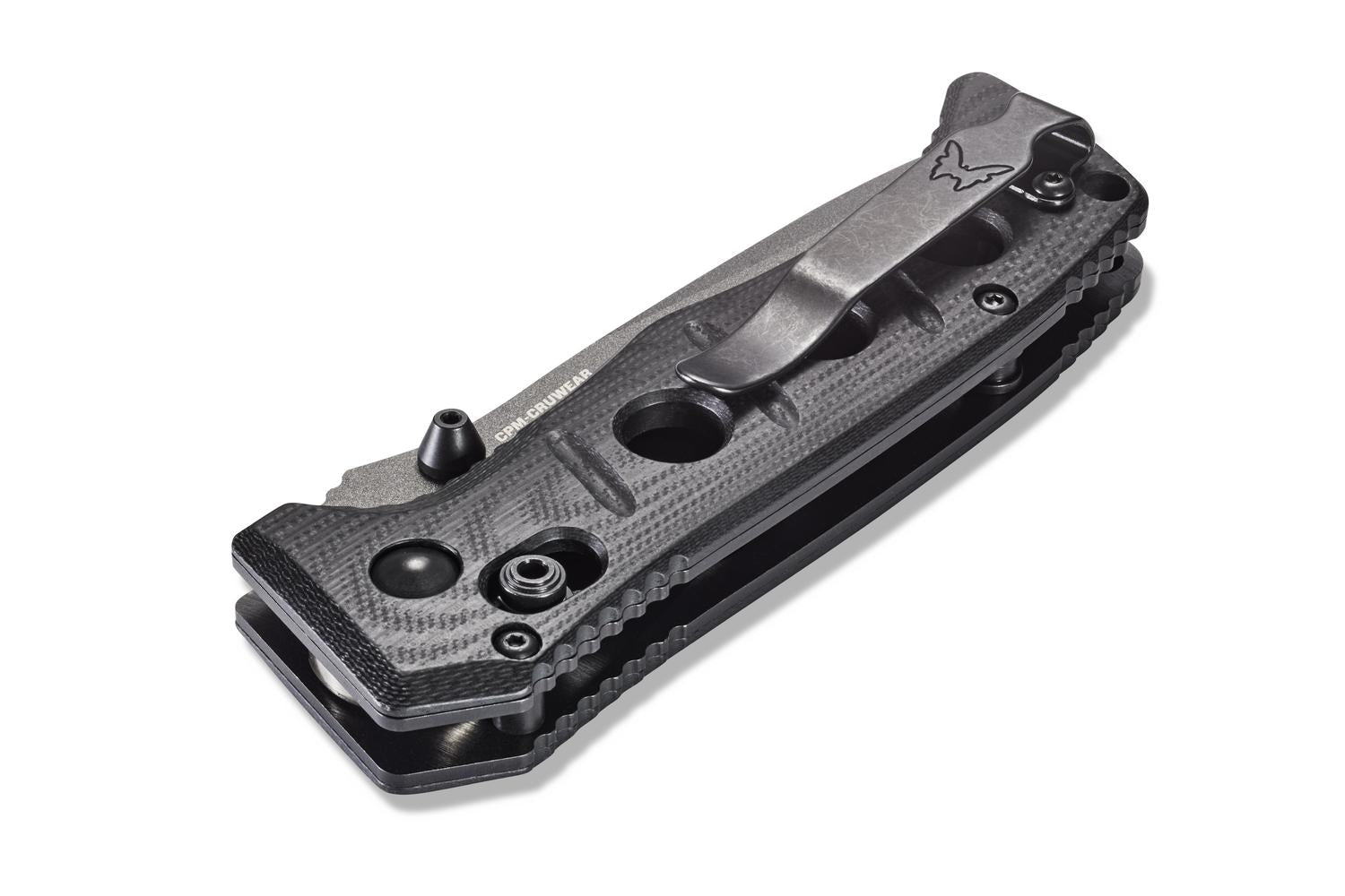 Benchmade MINI ADAMAS Grey Cerakote CruWear 3