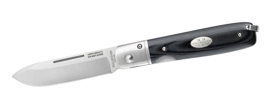 Fällkniven GPbm - Gentlemen Knife - Black Micarta, Lam. CoS Steel