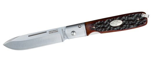 Fällkniven GPjb - Gentlemen Knife - Jigged Bone, Lam. CoS Steel