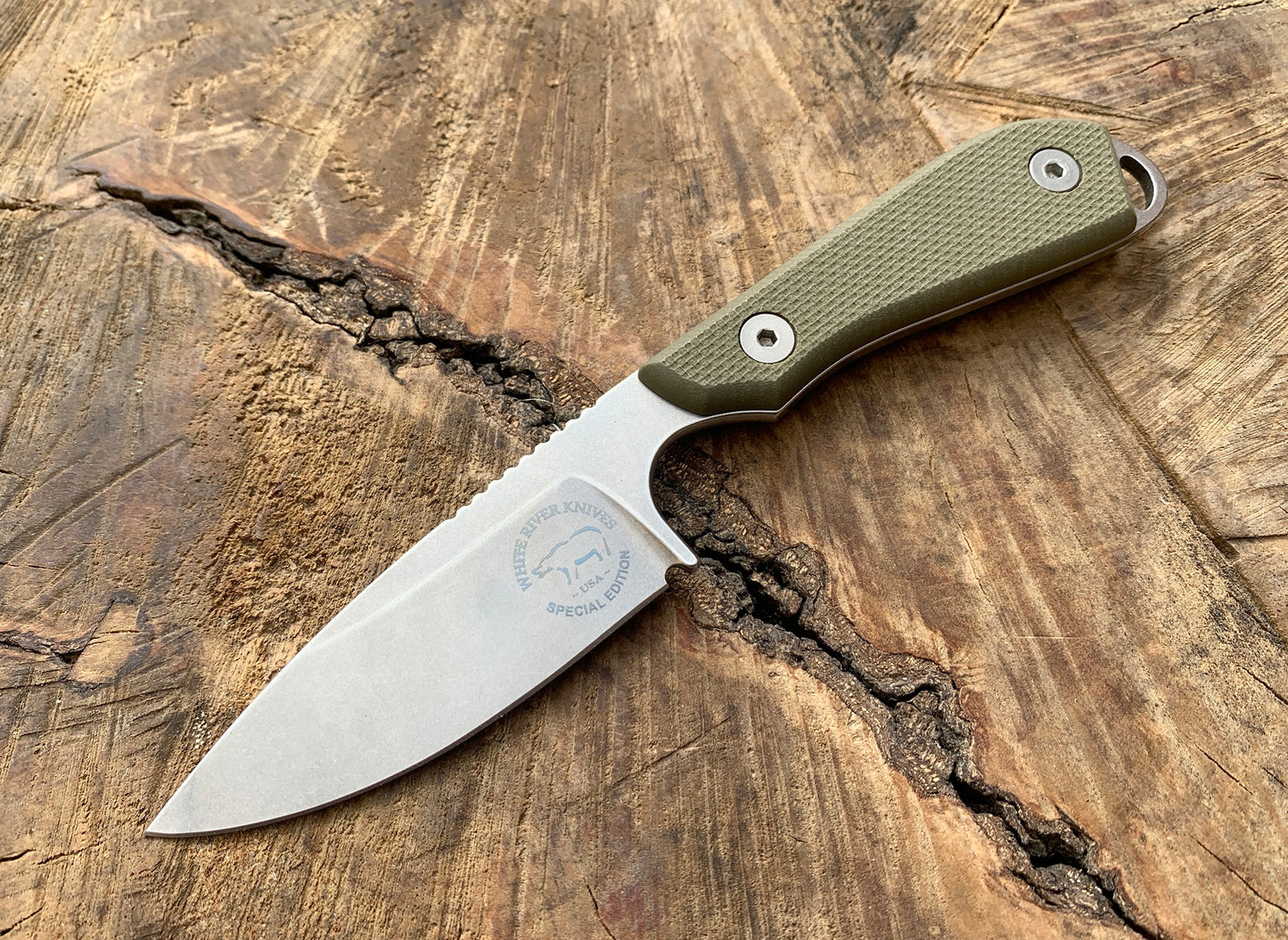 White River M1 Backpacker Pro, Green G10, CPM-MagnaCut, Limited Edition