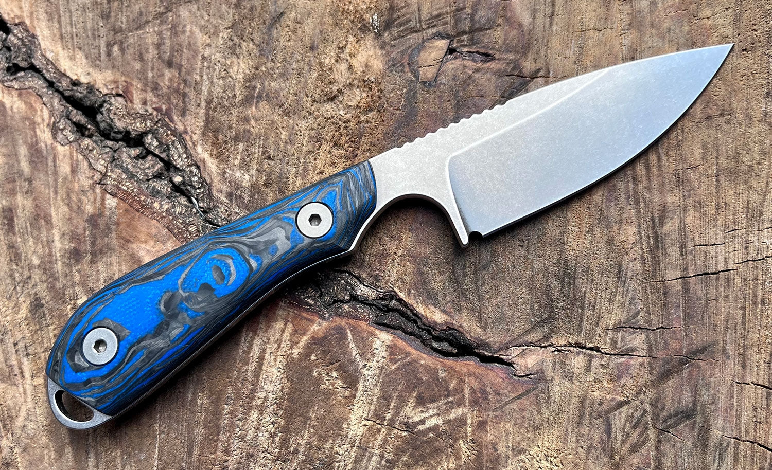 White River M1 Marbled CF Blue G10 CPM-MagnaCut Limited Edition 2023 - 2