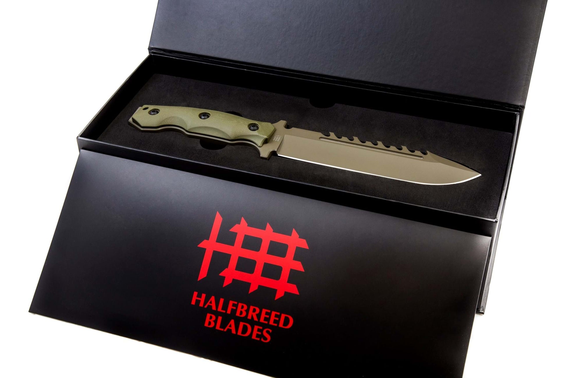 Halfbreed Blades LSK-01 OD Green Large Survival Knife 5