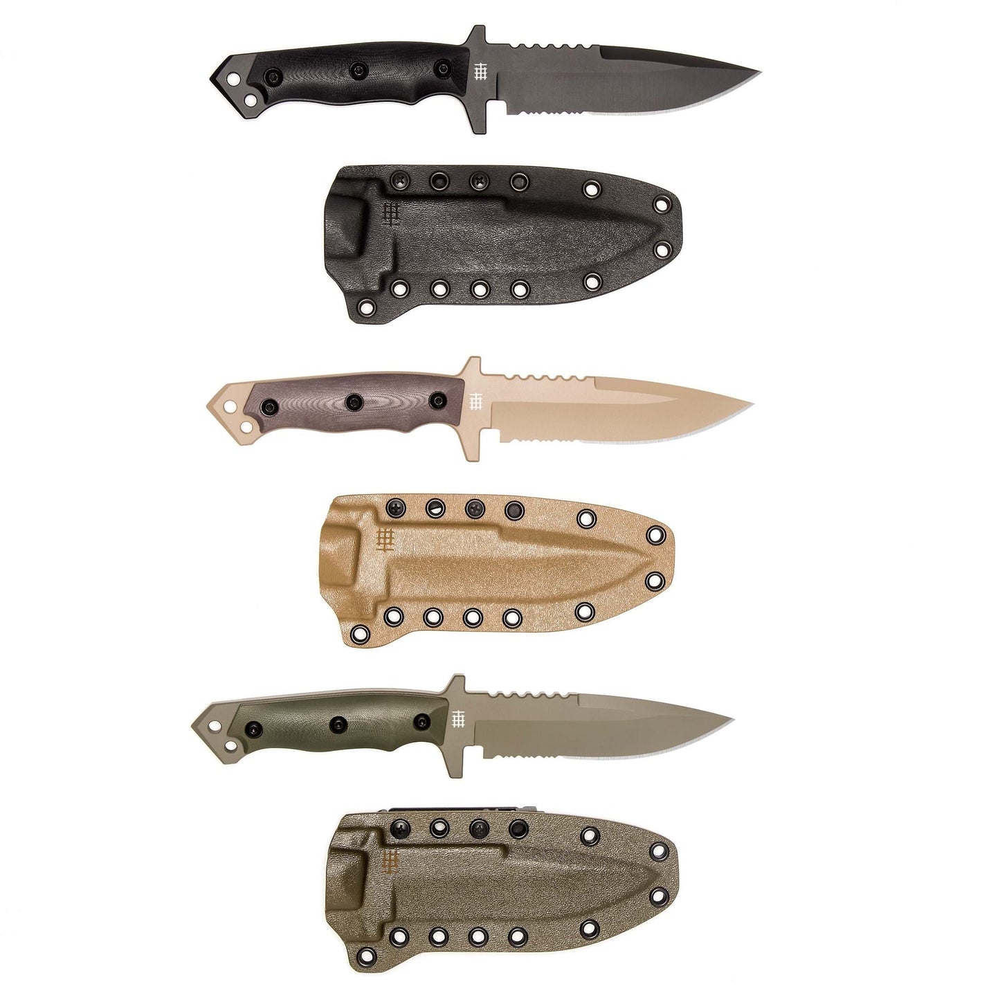 Halfbreed Blades MIK-03 Black Medium Infantry Knife K110/D2